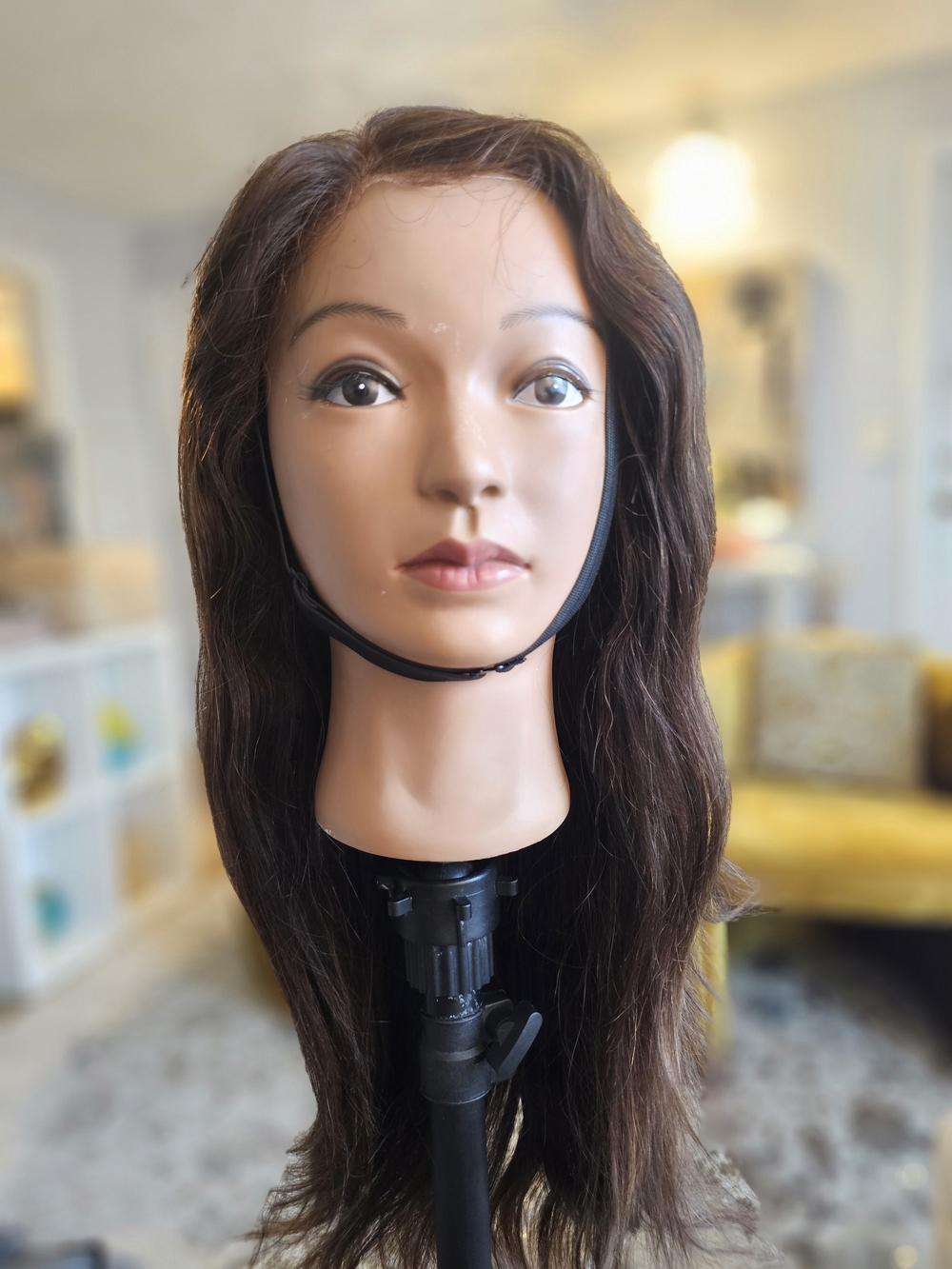 Long Layered Chocolate Brown Hair, 100% Human Hair,